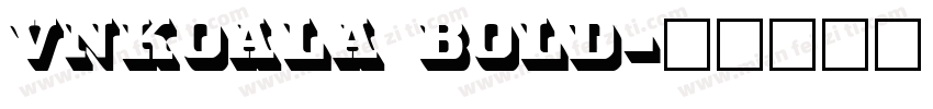 VNkoala Bold字体转换